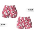 thumbnail image 5 of Fotbe French Bulldog Seamless Shorts, Womens Workout Shorts High Waist Stretch Booty Short for Gym/Yoga/Running/Biking-XX-Large, 5 of 9