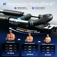 thumbnail image 2 of Entrenador de brazos y pecho Cotftr Twister ajustable de 9 a 27 kg, color azul, 2 of 7