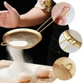 thumbnail image 3 of 3pcs Stainless Steel Kitchen Strainers Fine Mesh Strainers for Tea Coffee Food Flour, 3 of 8