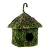 CABIN - Natural MOSS & Stick Birdhouse