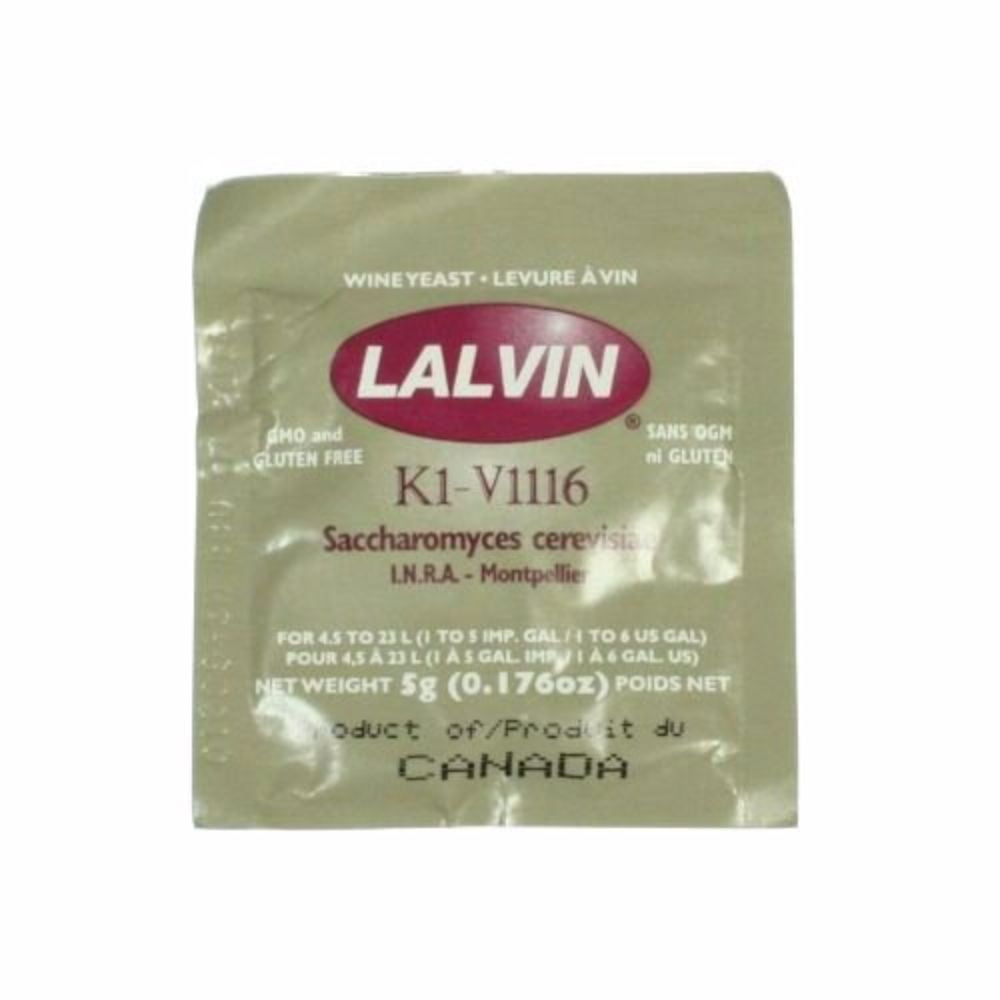 Lalvin ICV K1 V1116 Yeast White Wine 5g for sale online 