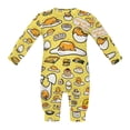 thumbnail image 5 of Gudetama Baby Footless Rompers, Long Sleeve Baby Onesie Jumpsuit for Boys Girls, 5 of 8