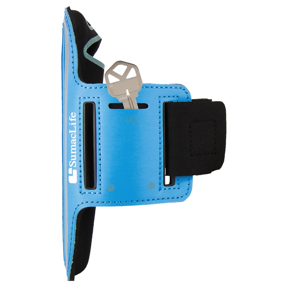 Premium SUMACLIFE Neoprene Workout universal armband Case fits Apple iPhones up to 5.75 x 3 Inches
