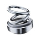 thumbnail image 5 of Ambientador de coche con energía solar giratorio, difusor , accesorios para automóviles, perfume recargable para adultos, SUV, camiones, Plata, 5 of 8