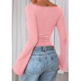 thumbnail image 4 of Remera PRETTYGARDEN Otoño 2025 Crop Rosa Talle M, 4 of 8