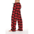 thumbnail image 2 of #followme Buffalo Plaid Flannel Pajama Pants for Women with Pockets (Red - Buffalo Plaid, Small), 2 of 3