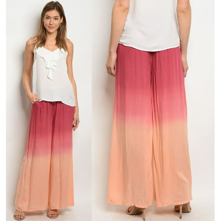 Jed Fashion Jed Fashion Women S Tie Dye Wide Leg Palazzo Pants