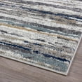 thumbnail image 3 of Luxe Weavers Coastal Gray Glass 8x10 Modern Lines Area Rug, 3 of 8