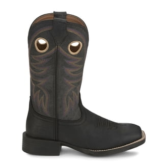 Justin Boots Womens Demeter Embroidered Wide Square Toe  display picture 3