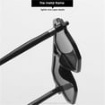thumbnail image 4 of Retro Sunglasses Jelly Tea Women Double Beam Uv400 Sun Shades Glasses For Men Vintage Black Eyeglasses, 4 of 8