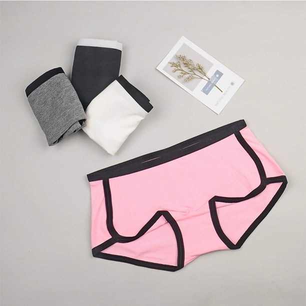 Women's Half Back Coverage Panties 4 Pack Stretch Hipster Seamless Ladies  Underwears 