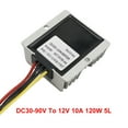thumbnail image 4 of Waterproof DC 30-90V to 12V 10A 120W Step-Down Power Supply Converter Regulator, 4 of 11