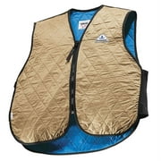 Techniche Evaporative Cooling Vest, Nylon, Khaki, M - 6529-KHAKIM
