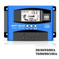 thumbnail image 2 of 30A-100A MPPT Solar Charge Controller 12V 24V Dual USB LCD Display Car Battery Panel Charger Regulator With Load ,Easy to Use, 2 of 7