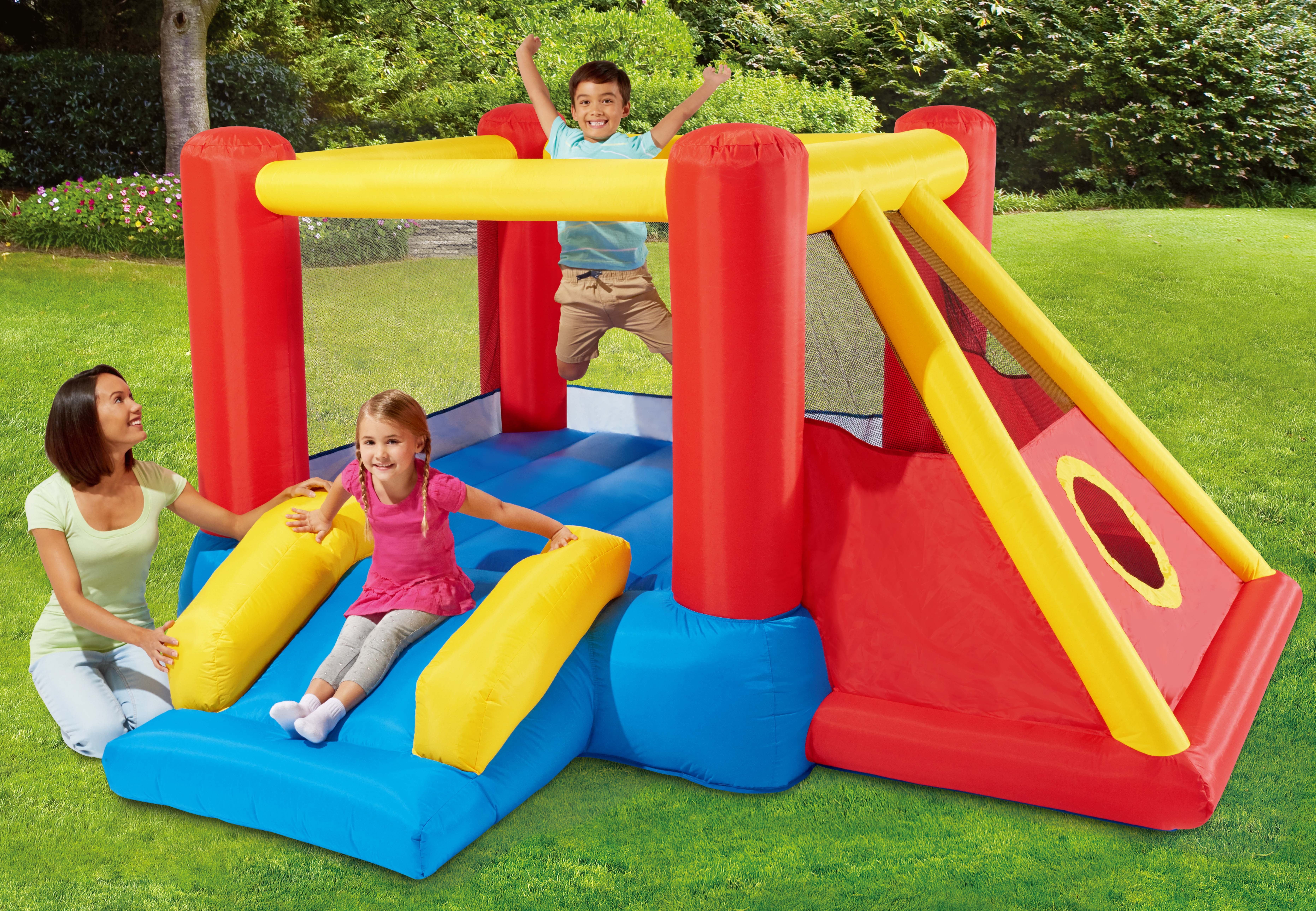 Play Day Inflatable Teepee Fort Bounce House Walmart