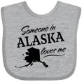 thumbnail image 3 of Inktastic Someone in Alaska Loves Me Boys or Girls Baby Bib, 3 of 4