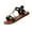 Black, variant on Womens Sandal Summer Women Beach Fashion Boho Flats Slides Open Toe Ankle Strap Sandals Casual Daily Shoes Red 8