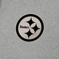 thumbnail image 4 of Men's Antigua Heather Gray Pittsburgh Steelers Effortless Full-Zip Hoodie Jacket, 4 of 4