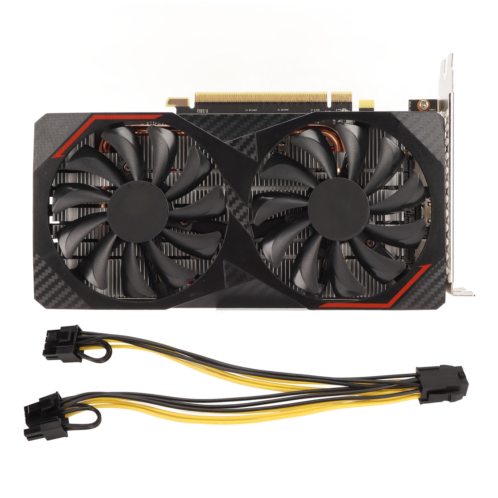 Gaming Graphics 2044MHz GPU GDDR6 128bit Dual Fan 1080p Plug and Play 8GB Graphics for Desktop Computer Walmart