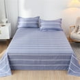 thumbnail image 6 of YIEMEEN Washed Cotton Bed Sheet with Comfort Polyester Fade Resistant Pattern Healthy Dye Bedding Sheet for Family Use, 6 of 21