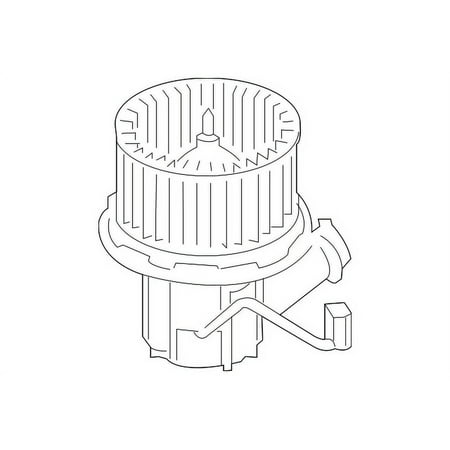 Genuine OE Mercedes-Benz Blower Motor - 212-820-07-08