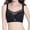 Black, variant on Lingerie for Women Women Wireless Bra Top Vest Breathable Chest Pad Wearing Sports Underwear Black,42E