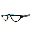 thumbnail image 3 of 3 Pairs of Womens Half Moon Spring Hinge Reading Glasses 1.5 Men Fashion Blue Classic Readers +1.5, 3 of 4