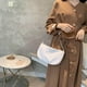 thumbnail image 2 of Bolsos de hombro de nailon para mujer, bolsos de mensajero de viaje para mujer sólidos (blanco) Likrtyny Para estrenar, 2 of 9