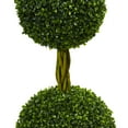 Nearly Natural 4ft. Boxwood Double Ball Artificial Topiary Tree with