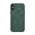 thumbnail image 2 of Luxury Leather Case for iPhone XS/X, Magnetic Attraction Inside Silky Feel Protective Cover for iPhone XS/X (5.8 Inch),Green, 2 of 8