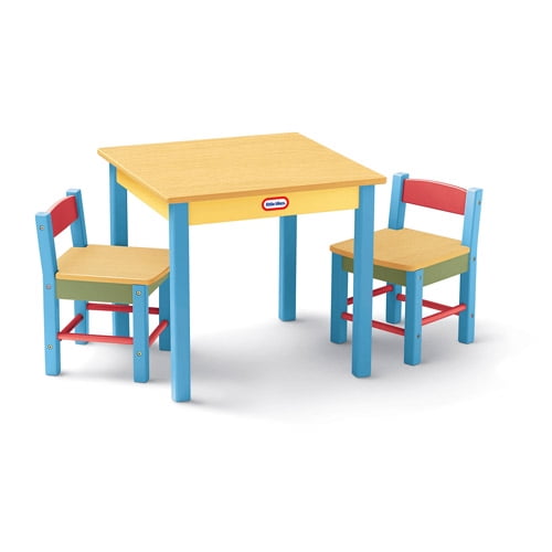 Little Tikes Deluxe Wooden Table and Chair Set - Walmart.com Little Tikes Deluxe Wooden Table and Chair Set - Walmart.com