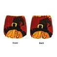 thumbnail image 6 of Uemuo Halloween Pumpkin Pattern Women's Athletic Shorts High Waisted Running Shorts with Liner Pockets Gym Elastic Workout Shorts-X-Large, 6 of 9