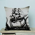 thumbnail image 1 of Funda de almohada ABPHQTO Big Octopus on the Sea Protector de almohada Dos lados 45x45 cm, 1 of 2