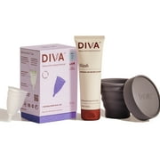 DIVA Cup Model 2, DIVA Wash & DIVA Shaker Cup Combo Pack