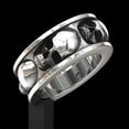 thumbnail image 3 of VIVIDELLE Fashion Mens Skull Jewelry Gothic Punk Biker Gift Party Wedding Rings Size 6-13-# 12-6, 3 of 3