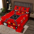 thumbnail image 2 of Erosebridal Green Aztec Coverlet Set King,Hippie Boho Bedding Set,3pcs, 2 of 5
