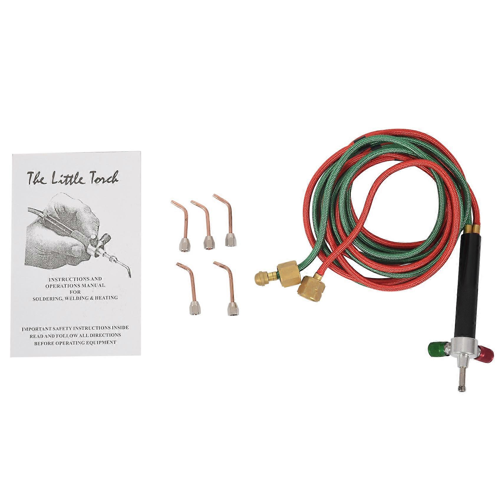 Mini Torch Gun Micro-Gas Torch Mini Gas Little Torch Welding Soldering Kit With 5 Tips ...