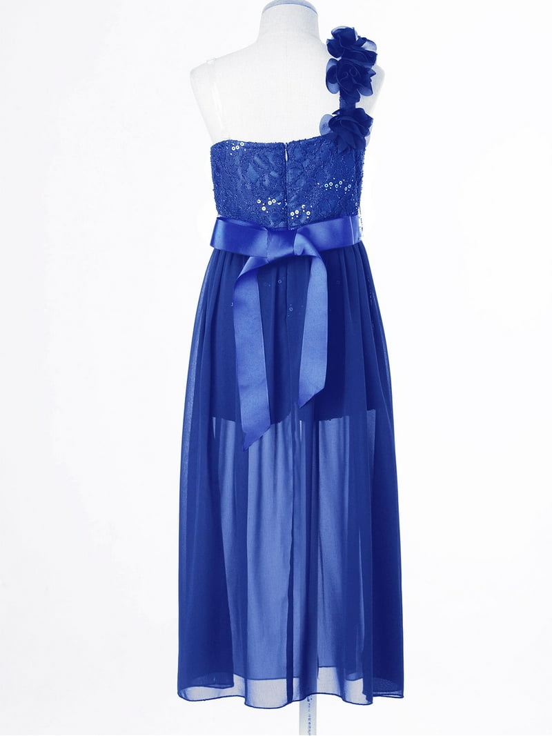 strapless open back dress Macy Dress in Teal | Boho Maxi Dress for Little Girls main image 1