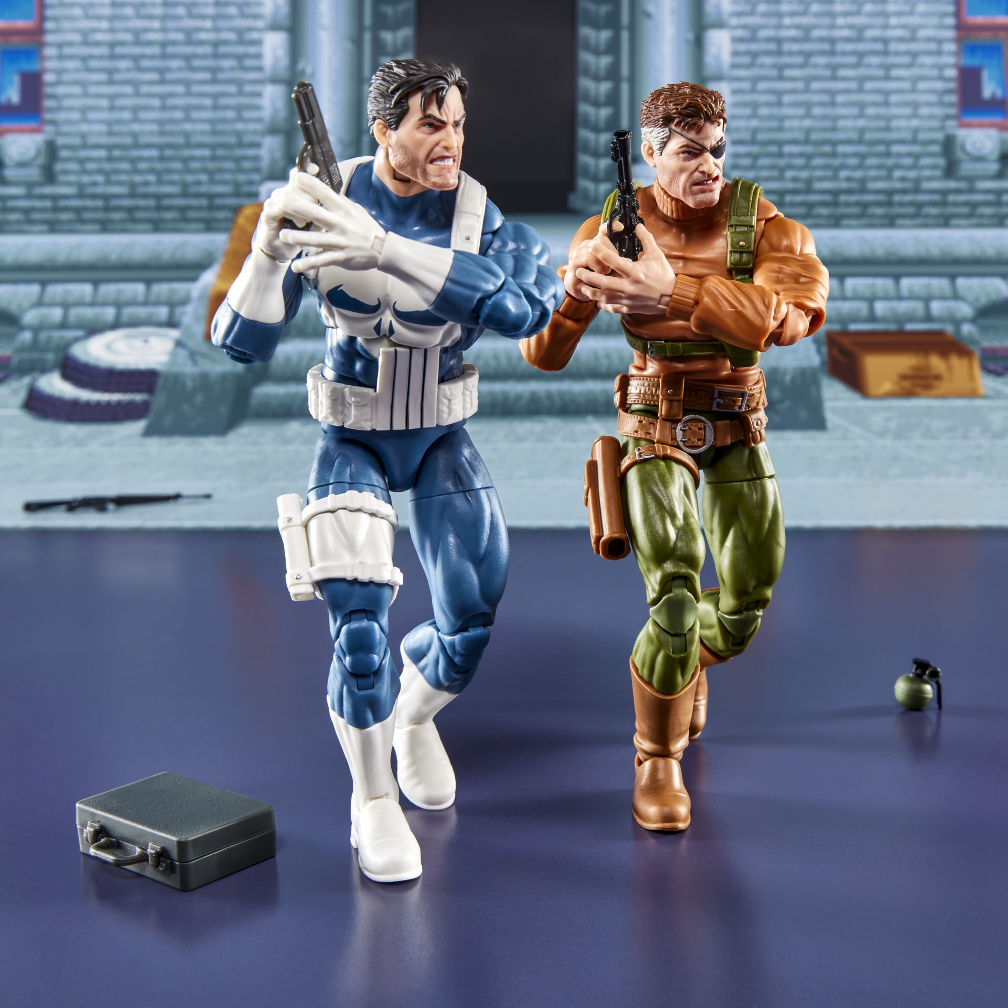 Marvel Legends Series Gamerverse Punisher and Nick Fury 6-Inch