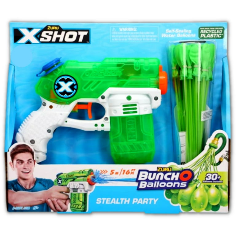 Zuru X-Shot Stealth Soaker and Bunch-O-Balloons Party Sets