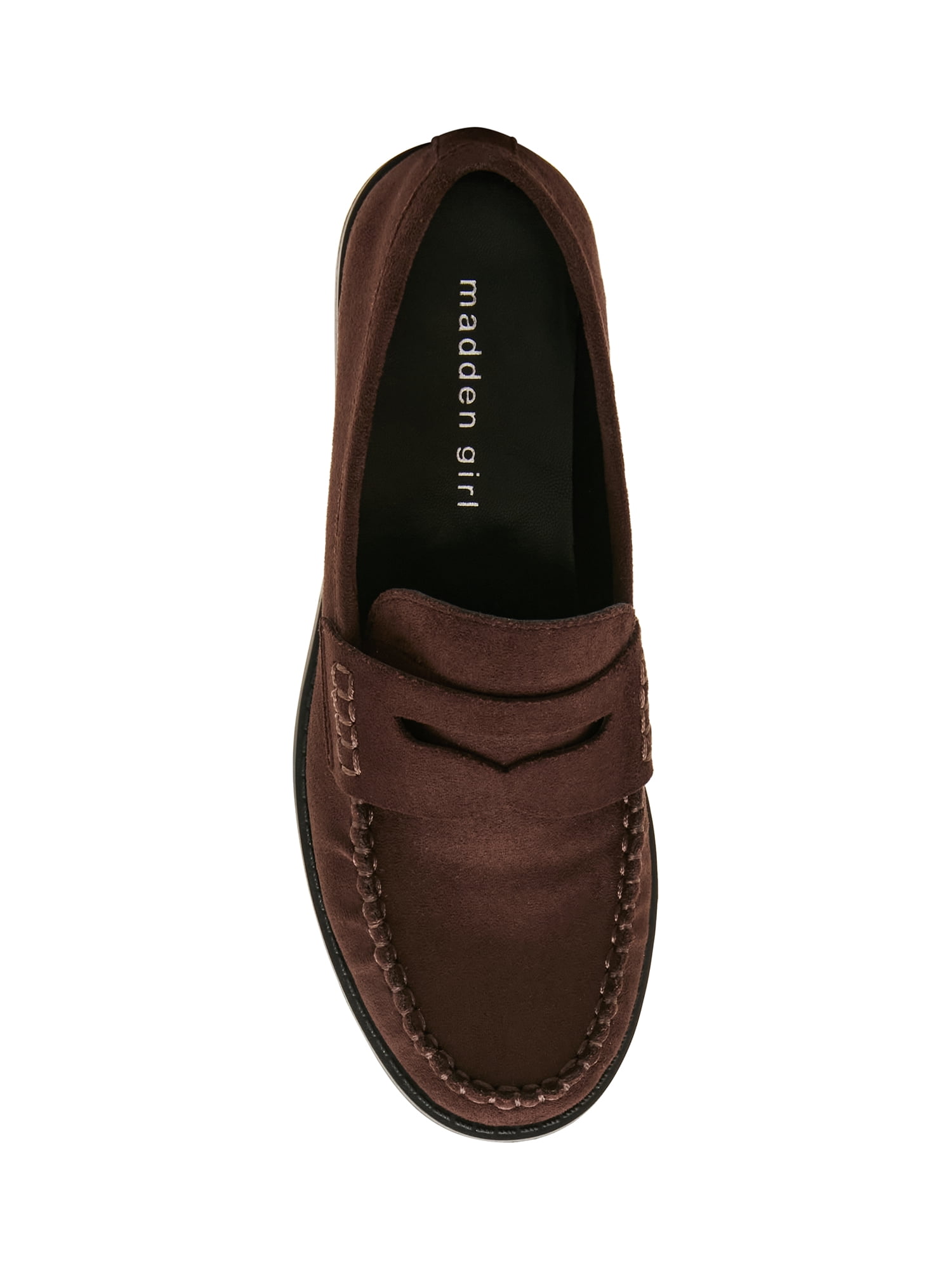 Madden Girl Women's Prep Slide On Loafer with Pleated Toe