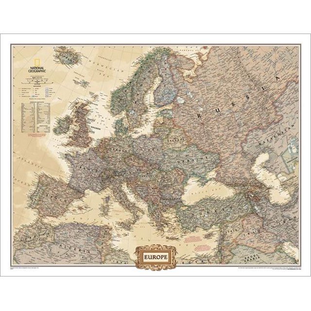 National Geographic RE00620323 Map Of Europe Executive