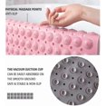 thumbnail image 4 of Anti-slip Bath Mat, Square Shape Shower Mat Mildew Resistant PVC Bathtub Mat with Suction, 4 of 5