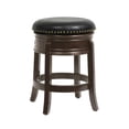 thumbnail image 3 of Boraam Hamilton Backless Swivel Counter Stool in Cappuccino Finish, 3 of 3