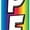 Rainbow, variant on Open Rainbow Advertising Feather Banner Swooper Flag Sign with 15 Foot Flag Pole Kit and Ground Stake