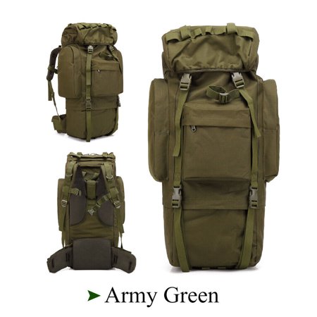 65L Big Camping Hiking Backpack for Men Travel Oversized Military Rucksack US