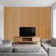 thumbnail image 4 of Papel pintado para fondo de televisor Pegatina de parrilla de pared 40 x 300 cm rollo de PVC, sombreado impermeable engrosado Panel decorativo de pared, decoración autodespegable, 4 of 6
