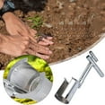 thumbnail image 2 of Bulb Planter Tool,Stainless Steel Fruit Tree Transplant Drilling Tool,Plant and Fruit Tree Seedling Transplanter with Long Handle,Handheld Soil Sampler,for Spring Planting Digging Transplanting, 2 of 8