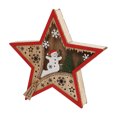 thumbnail image 2 of onlyliua ¡ Artículos En Liquidación! Nuevos Adorning Madera Decoraciones Papá Noel Muñeco de Nieve, 2 of 5