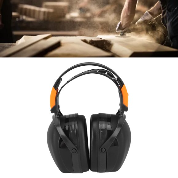 Noise Cancelling Ear Defender, Hearing Earmuff Wide Application Large Earcup Space Comfortable for Construction